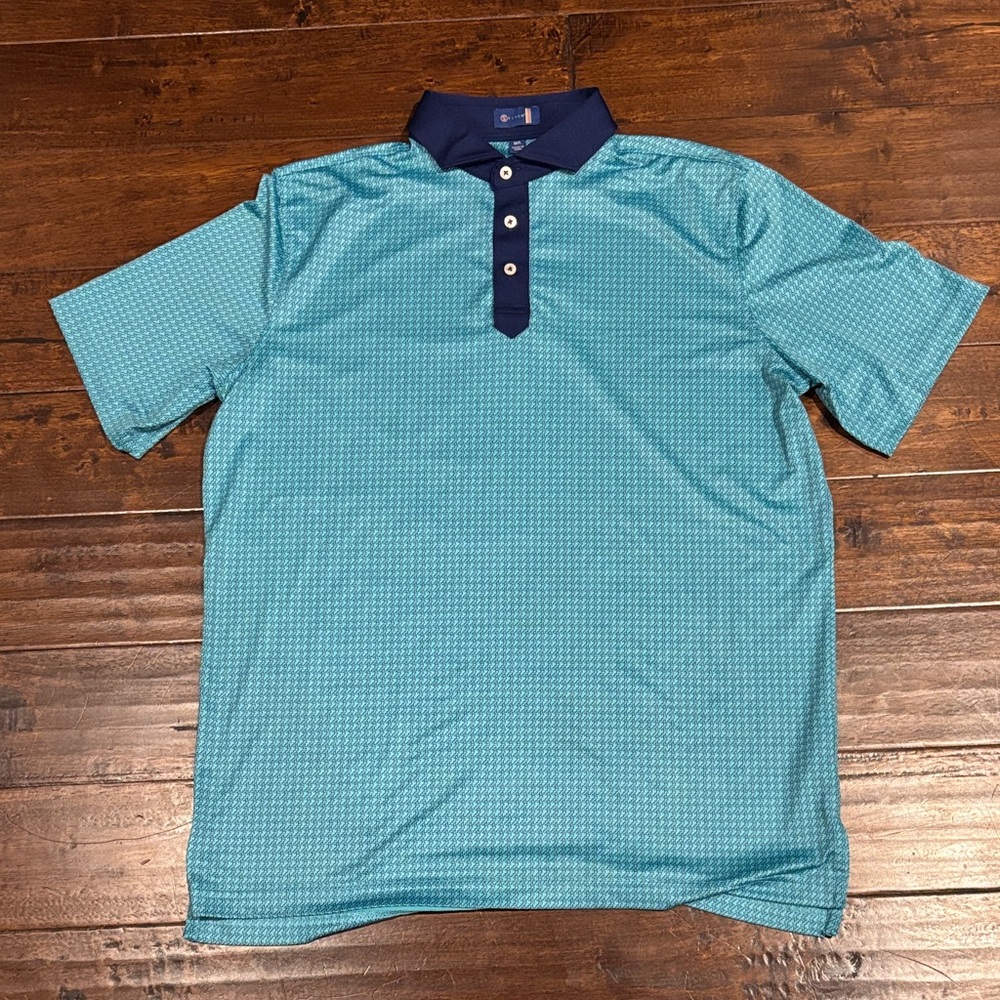 Stitch Golf Men's Blue Polo Shirt